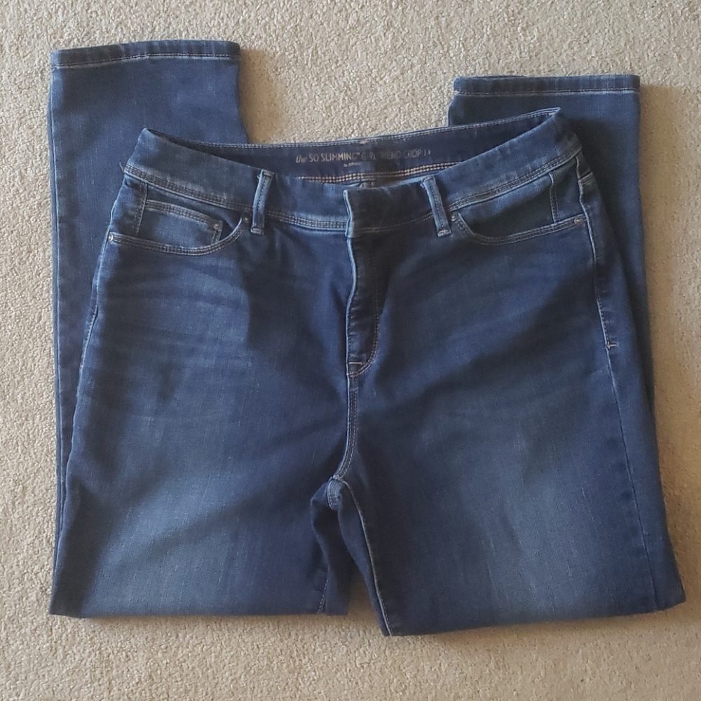 Chico's Midnight Blue Ankle Jeans - Slim Crop